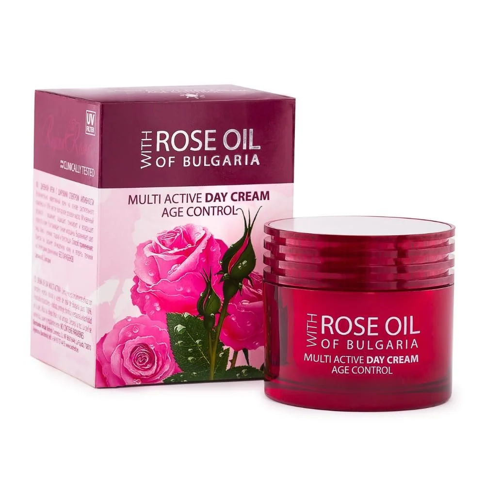 Антивіковий денний крем Regina Floris Multi Active Day Cream Age Control з трояндовою олією, трояндовою водою та UV-захистом 50 мл, фото №1 Антивіковий денний крем Regina Floris Multi Active Day Cream Age Control з трояндовою олією, трояндовою водою та UV-захистом 50 мл, фото №1