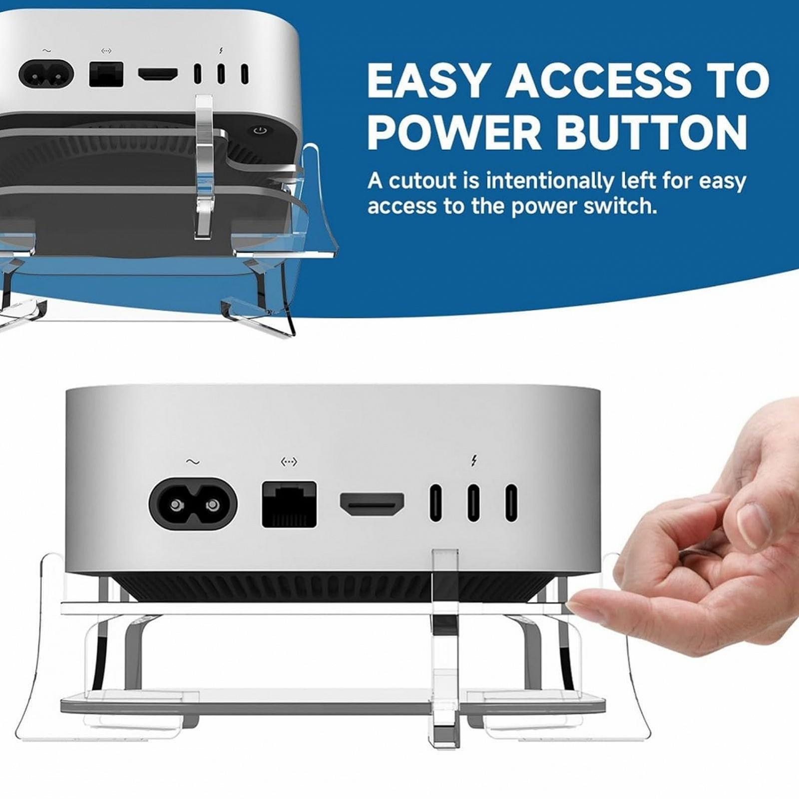 Підставка Acryl Mini M4 Pro Охолодження, зберігання, монтаж прозора, фото №9