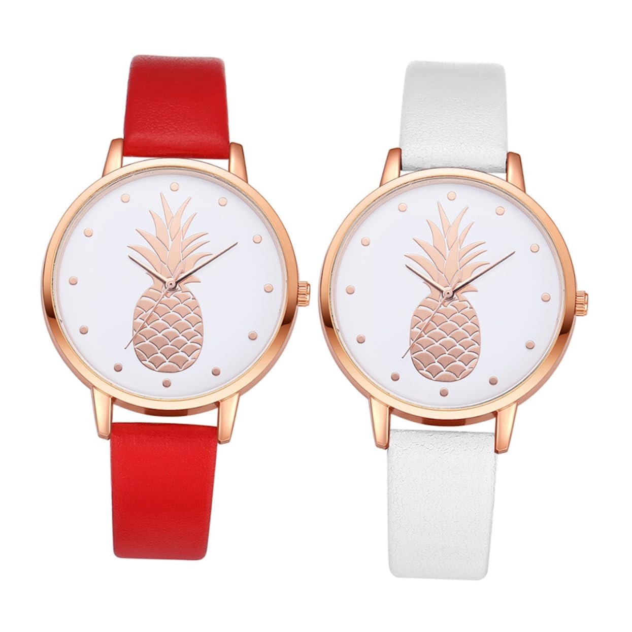 LIFKOME 2 шт. Креативные повседневные студенческие часы, кварцевые часы из PU для школы, встреч, вечеринок, фото №1 LIFKOME 2 шт. Креативные повседневные студенческие часы, кварцевые часы из PU для школы, встреч, вечеринок, фото №1