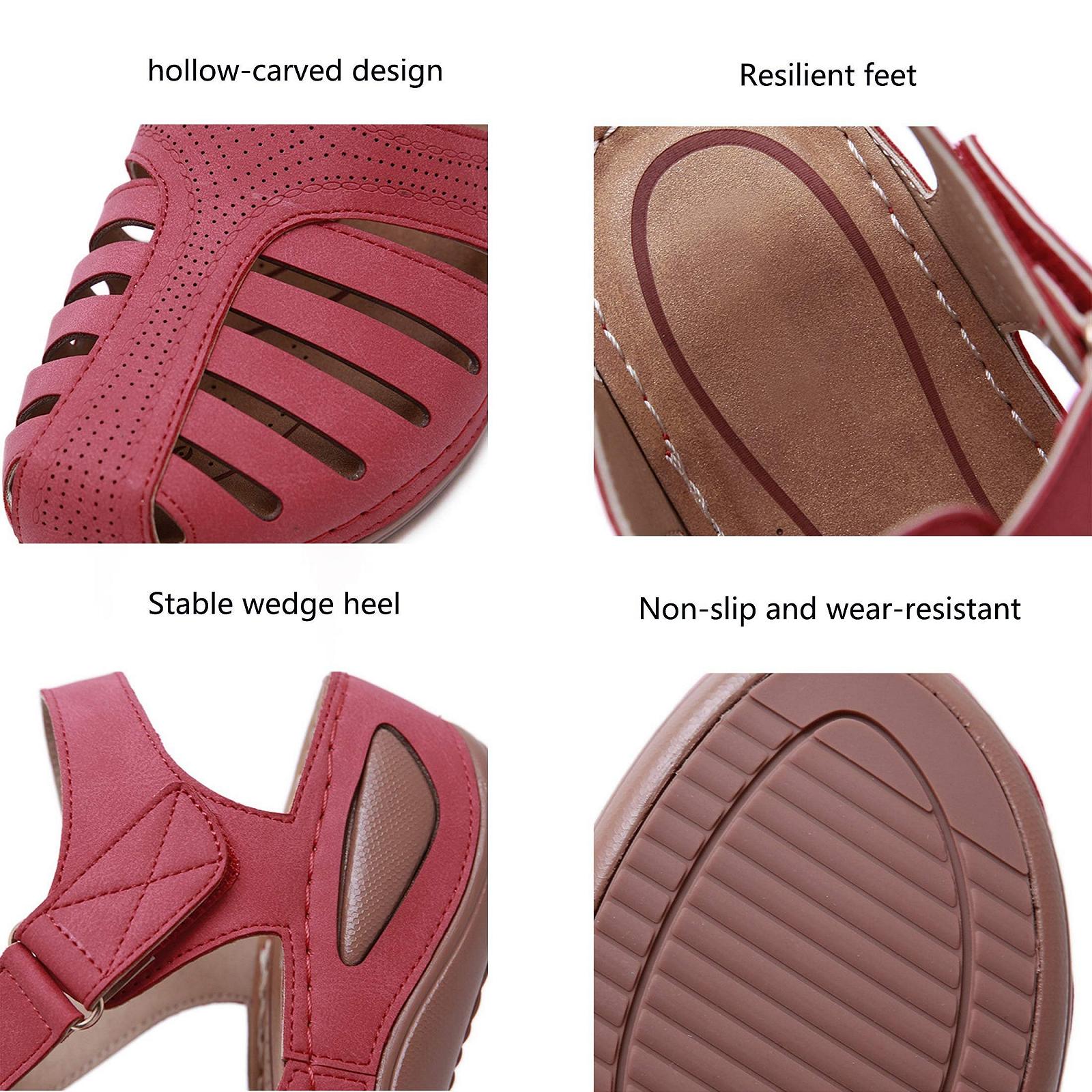 Женские сандалии с закрытым носком, фото №6