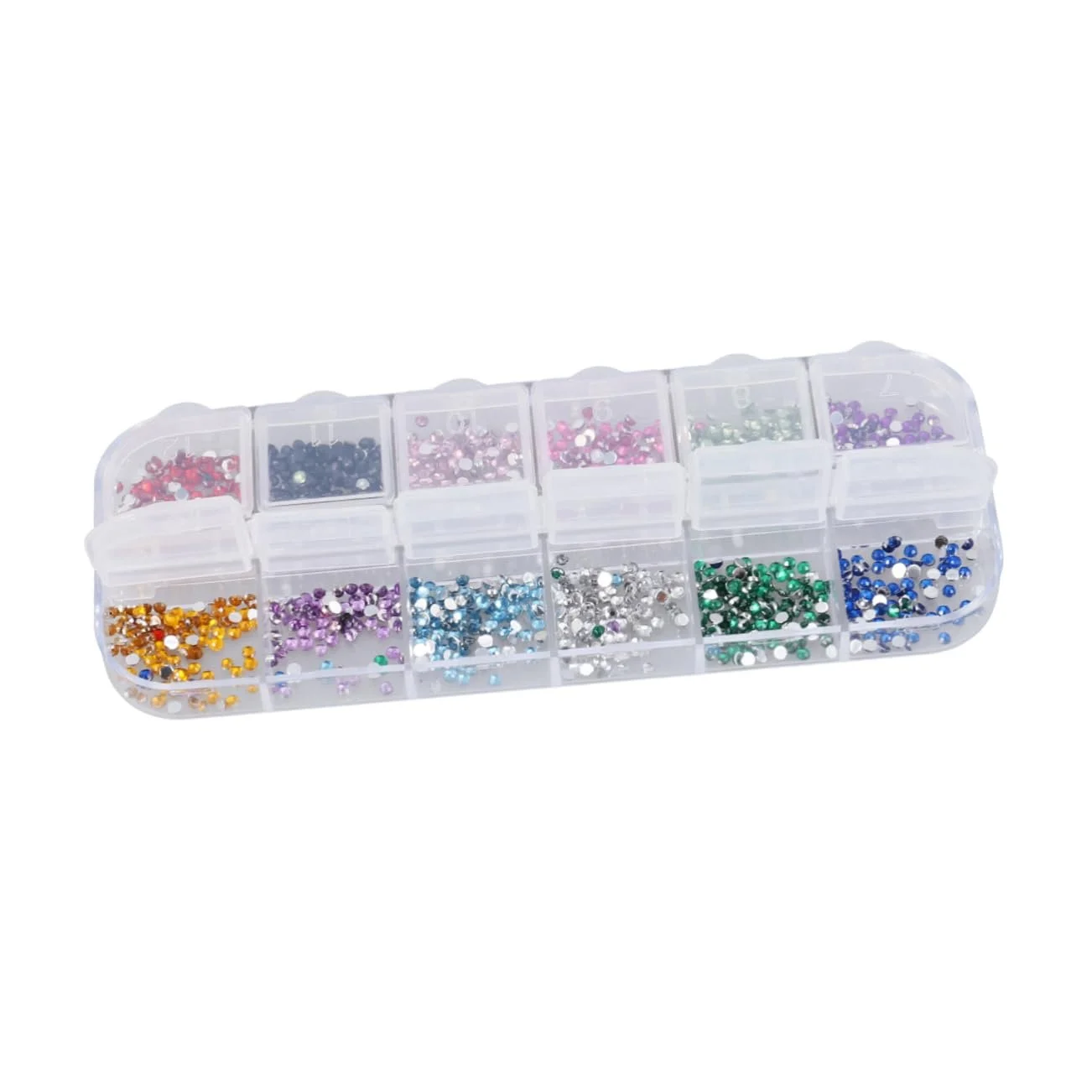 Набір страз для нігтів Healeved Голографічні, фото №9