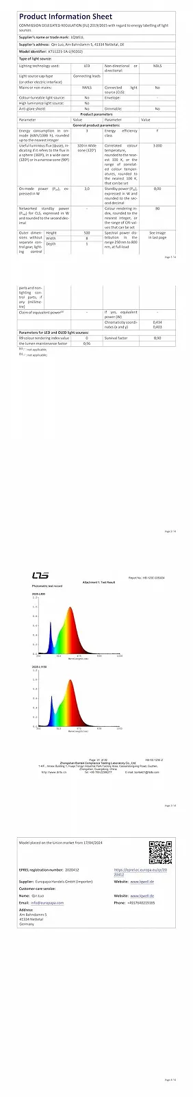 Настільна лампа LQWELL® LED Метал Сучасна Тепле біле світло, фото №10