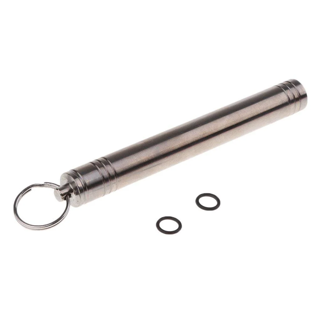 Футляр для зубочисток Титановий сплав Сріблястий, фото №4