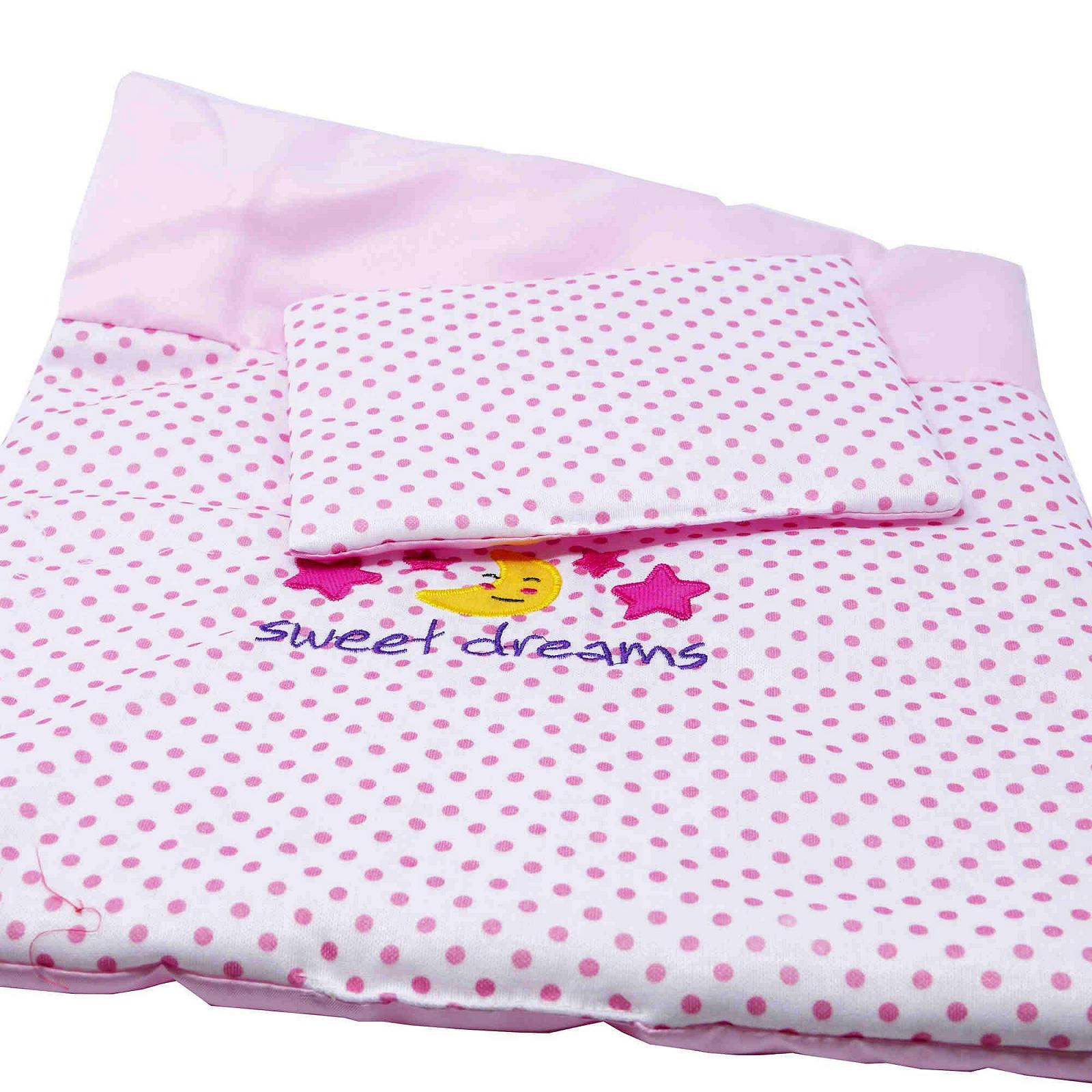 кукольный набор Baby Rose Deken en Kussen розовый, фото №3