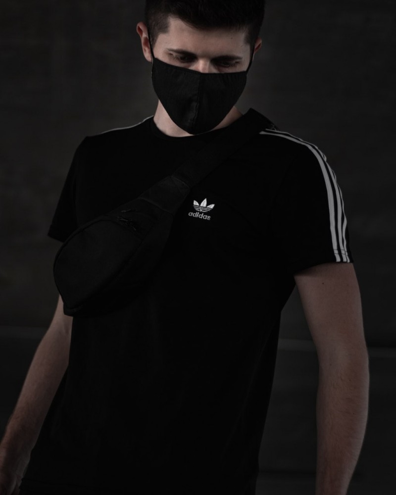 Комплект чорний лілія шорти футболка, фото №5 Комплект чорний лілія шорти футболка, фото №5