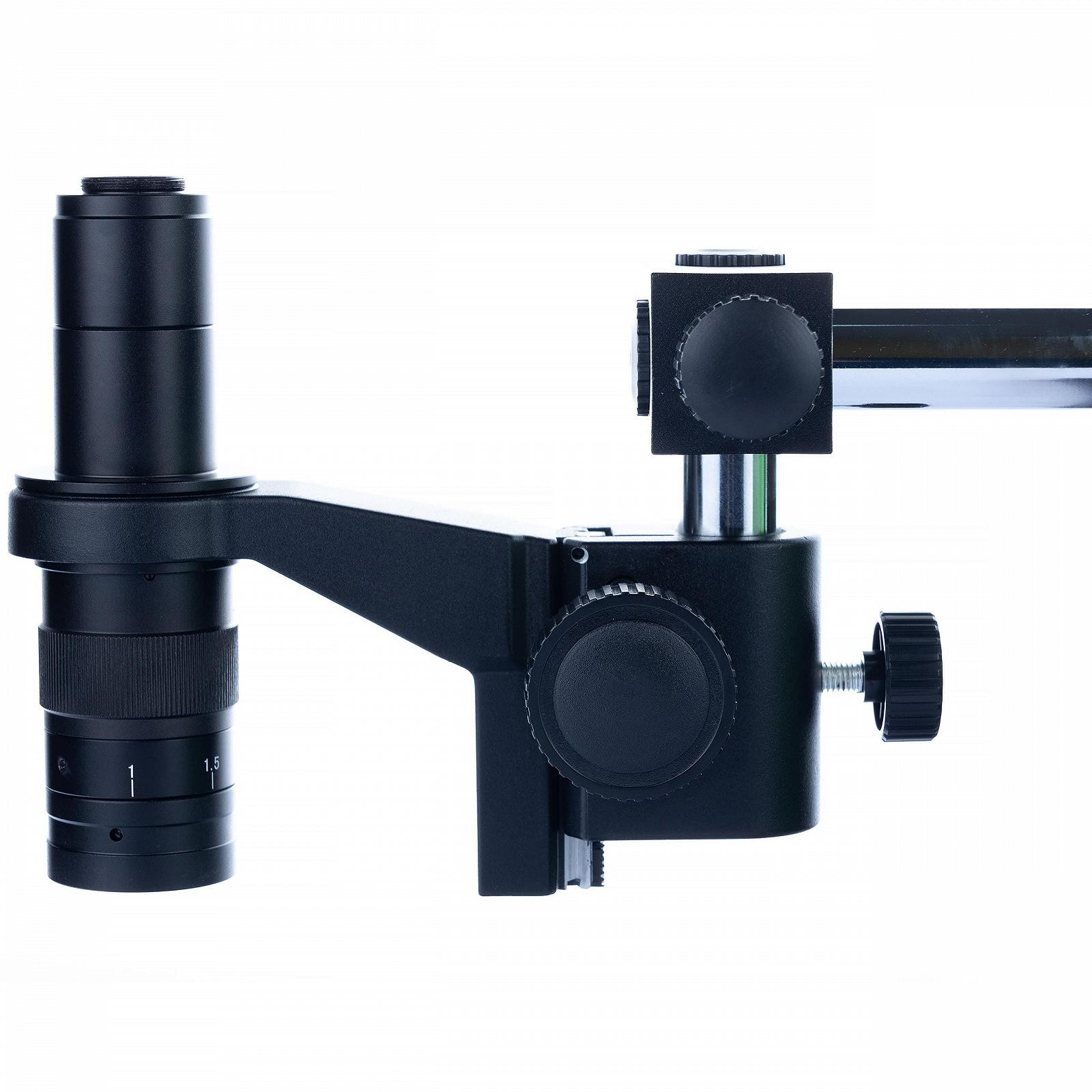 Цифровой стереомикроскоп Rosfix Earth Pro MCEP-0.5X-PZRR 7–45x зум с креплением C-Mount, светодиодной кольцевой подсветкой 56x и камерой HDMI/VGA, фото №6