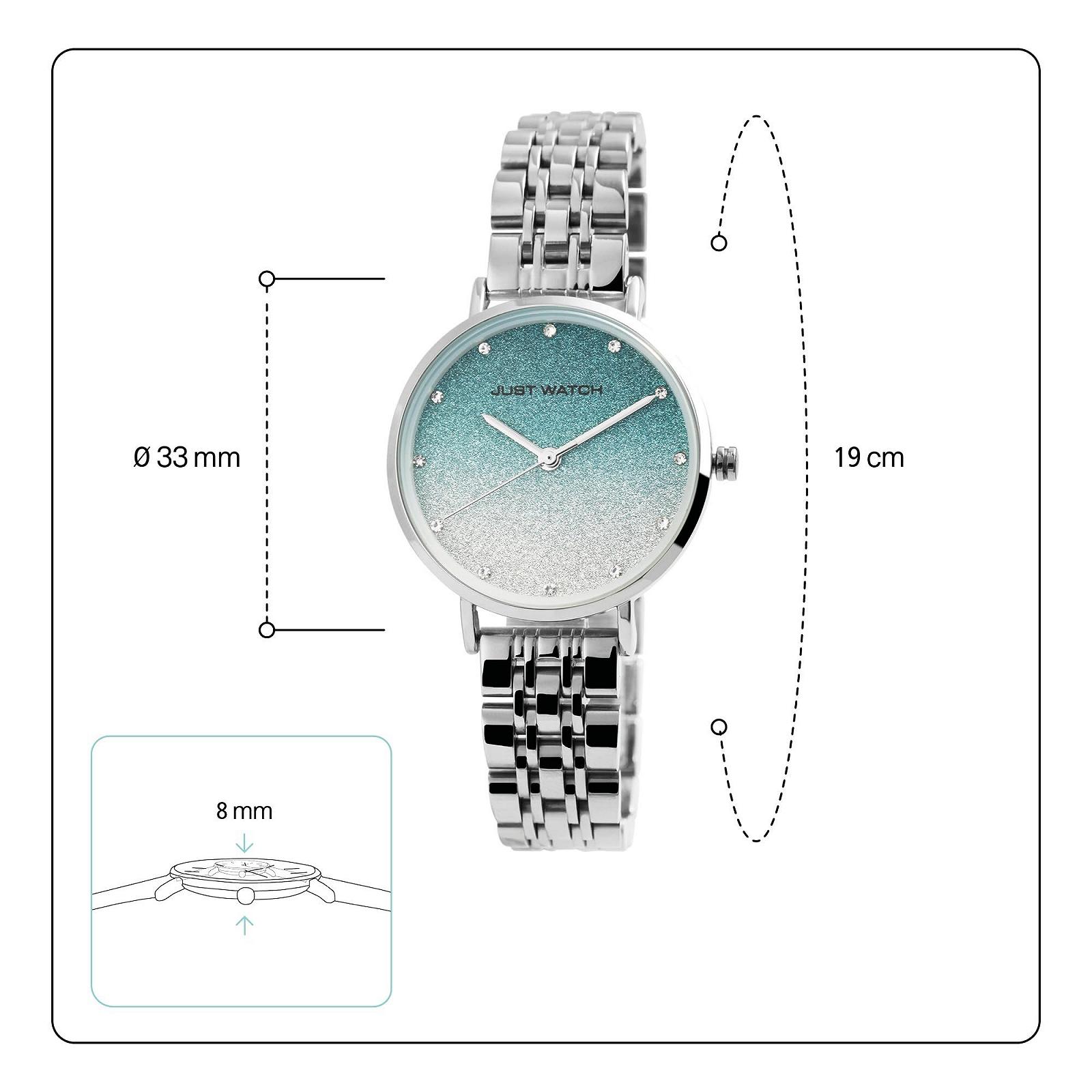 Женские часы Just Watch Ivory JW10156 Браслет из нержавеющей стали, инкрустированный стразами, кварцевый механизм, фото №4 Женские часы Just Watch Ivory JW10156 Браслет из нержавеющей стали, инкрустированный стразами, кварцевый механизм, фото №4