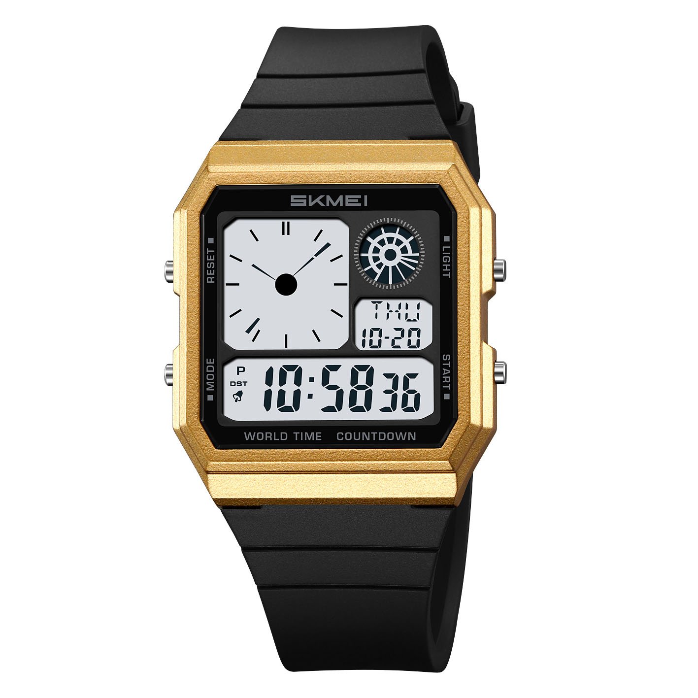 Годинник Skmei 2347BKGD Gold-Black, фото №1