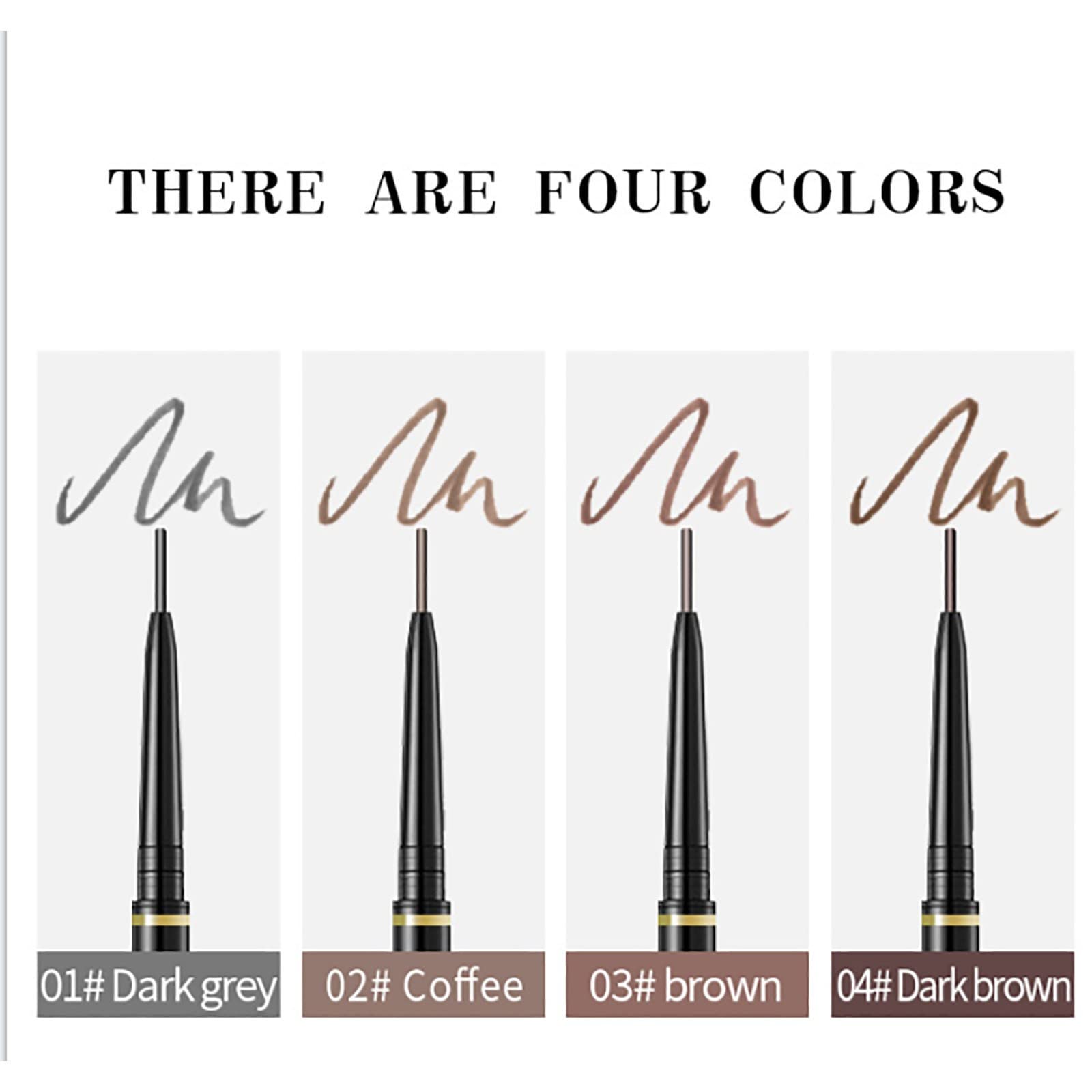 Олівець моделіст водостійкий брови супер тонкий механічний для заповнення прогалин і прямих брів (D, Один розмір), фото №3