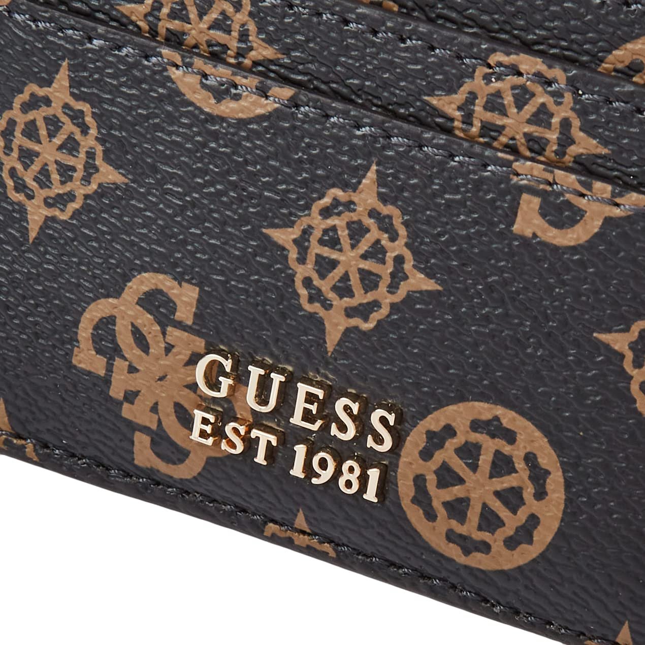 Гаманець для карток GUESS Laurel SLG Mocha logo, фото №3