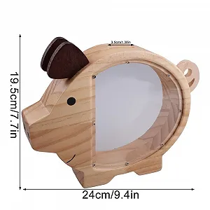 Скарбничка дитяча Дерев'яна Персоналізована Творча synthetic.ua - Фото 1