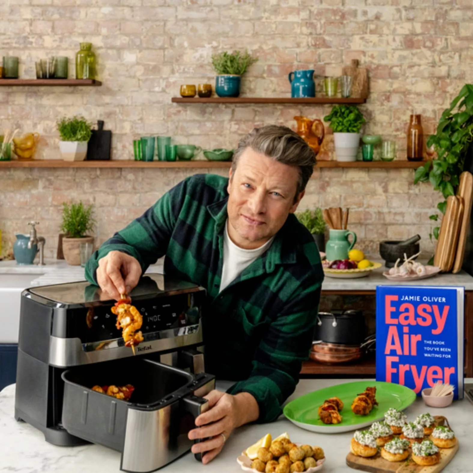 Мультипечь Jamie Oliver by Tefal Dual Drawer EY90JDE1 8.3 л 2 камеры функция гриля 8 программ черная, фото №2 Мультипечь Jamie Oliver by Tefal Dual Drawer EY90JDE1 8.3 л 2 камеры функция гриля 8 программ черная, фото №2