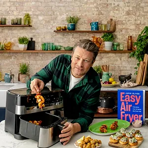 Мультипечь Jamie Oliver by Tefal Dual Drawer EY90JDE1 8.3 л 2 камеры функция гриля 8 программ черная synthetic.ua - Фото 1