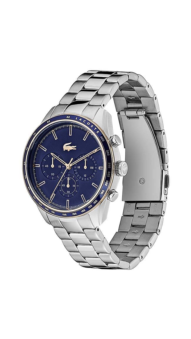Мужские аналоговые часы Lacoste 2011081, синие, Хронограф, фото №2