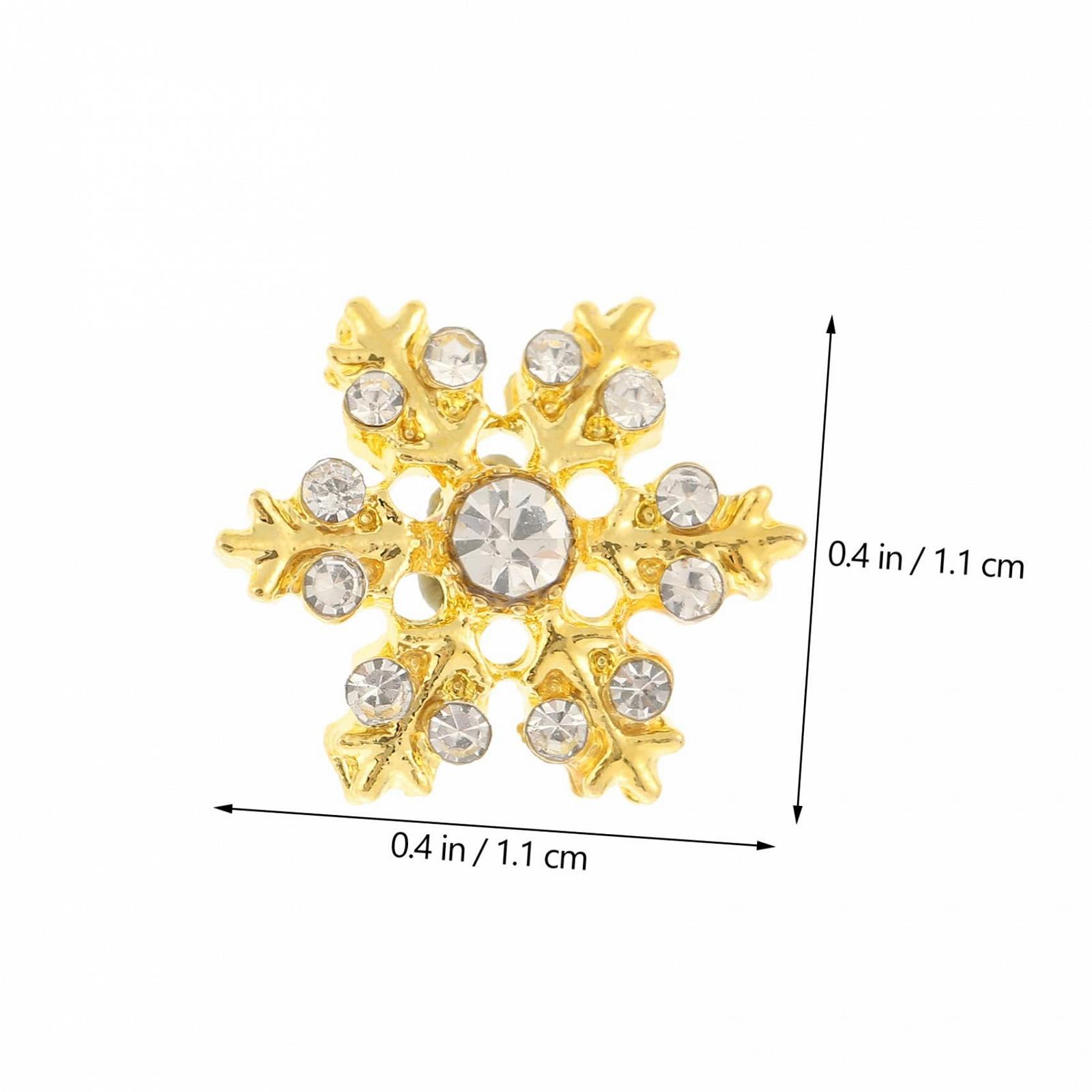 Украшение для ногтей Снежинки POPETPOP 40 шт, фото №9