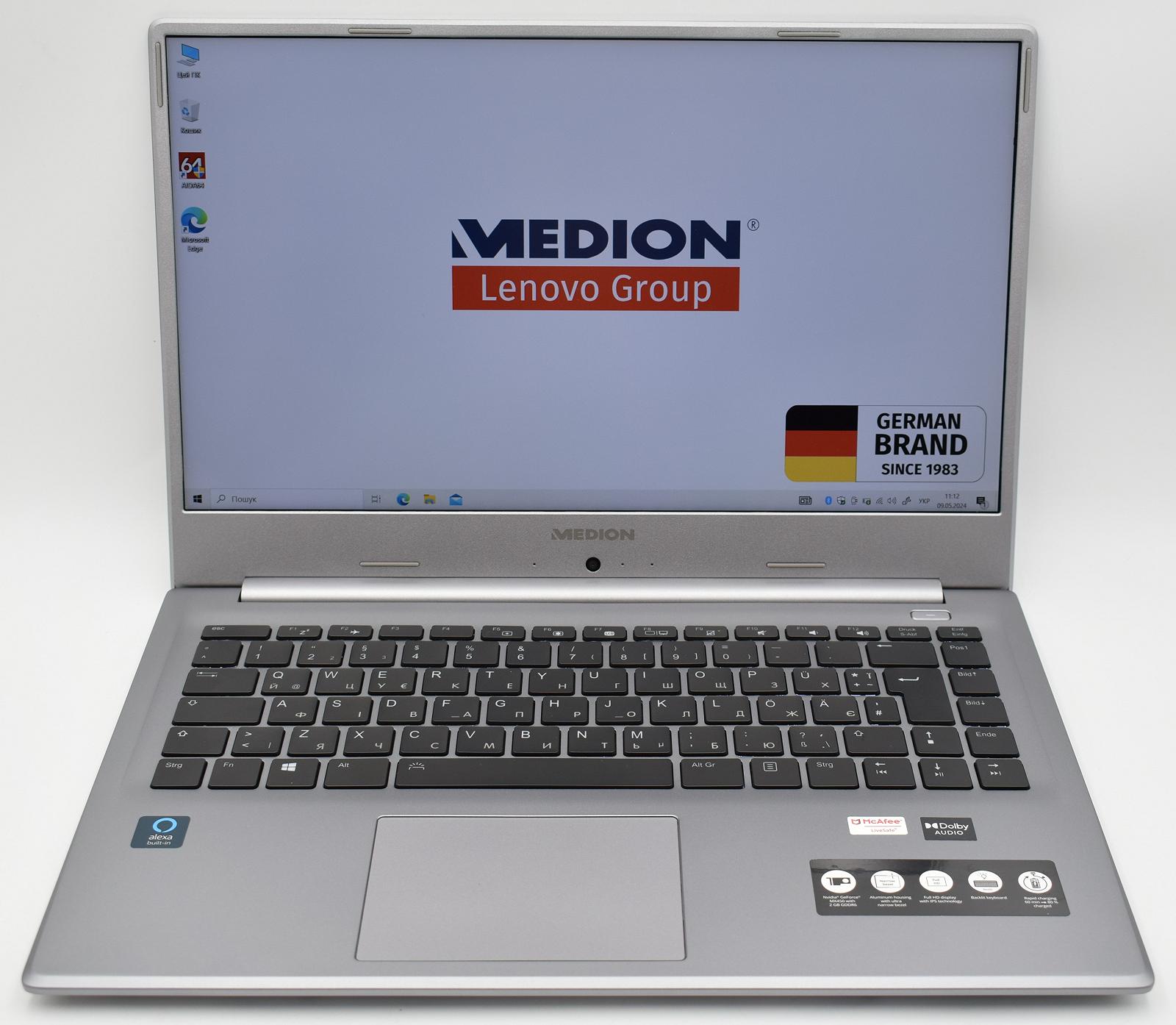 Ноутбук 15.6" Medion Lenovo Group Akoya S6445 Intel Core i7-1165G7 RAM 16 ГБ SSD 1 ТБ Win10 Металевий корпус 1679, фото №1