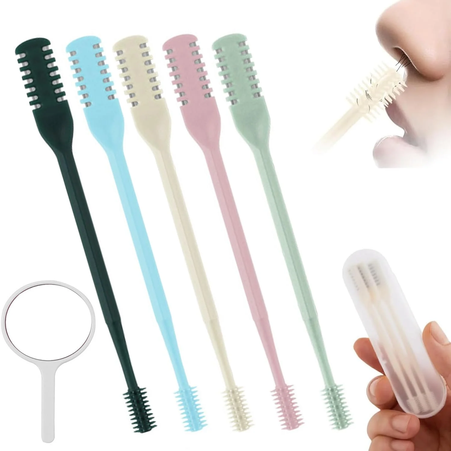 Тример для носа Pack 2 in 1 Hair Trimmer Double Sided Машинка для видалення волосся Настрій для жінок та чоловіків, фото №1