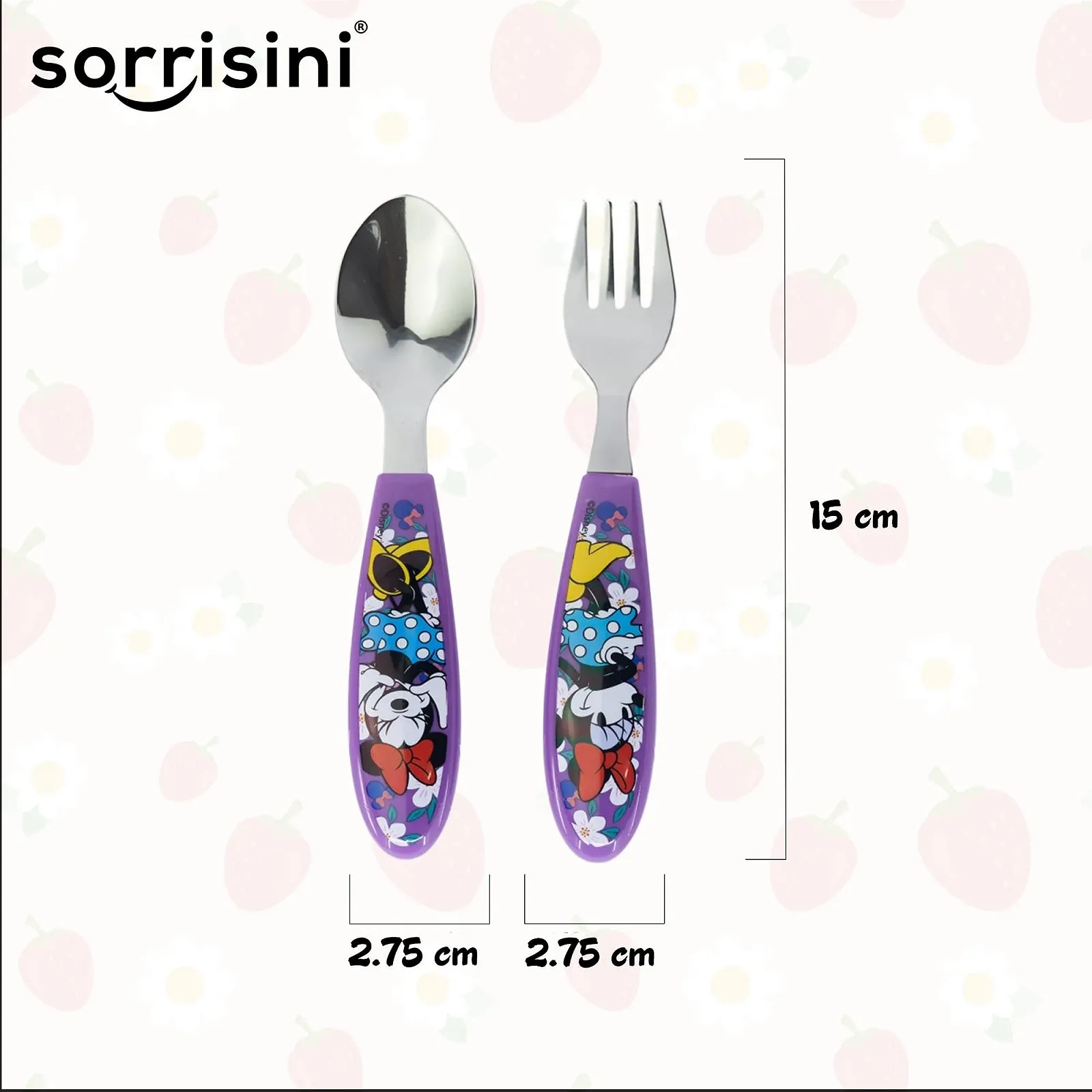 Набор детской посуды Sorrisini, 3 предмета, фото №4 Набор детской посуды Sorrisini, 3 предмета, фото №4