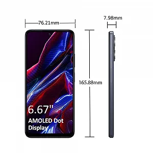 Смартфон XIAOMI Poco X5 5G Dual SIM 8 ГБ + 256 ГБ Black synthetic.ua - Фото 1