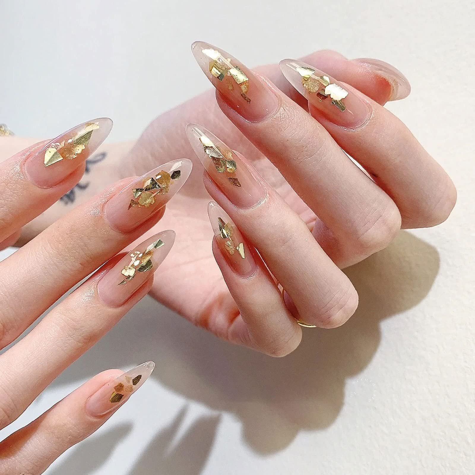 Блискітки Goldsplitter Хлоп’я Металеві срібні прикраси для манікюру, фото №5