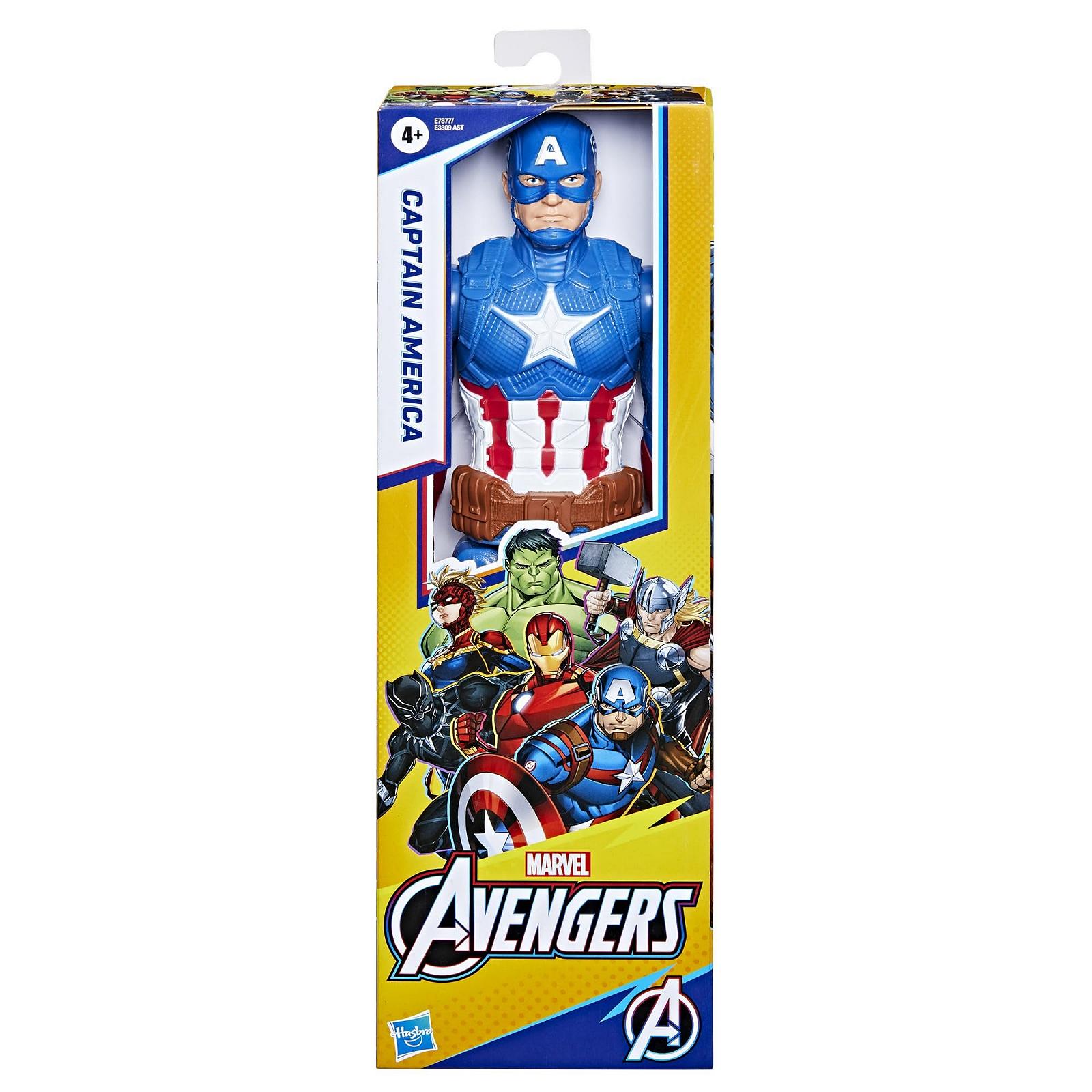 Фігурка Капітан Америка Marvel Avengers Titan Hero Series Blast Gear, 30 см, синій, фото №2