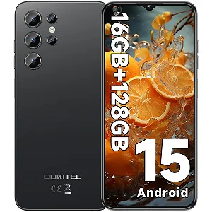 Смартфон OUKITEL C1 Android 15 16GB + 128GB 6.52 дюйма Черный - Фото 1