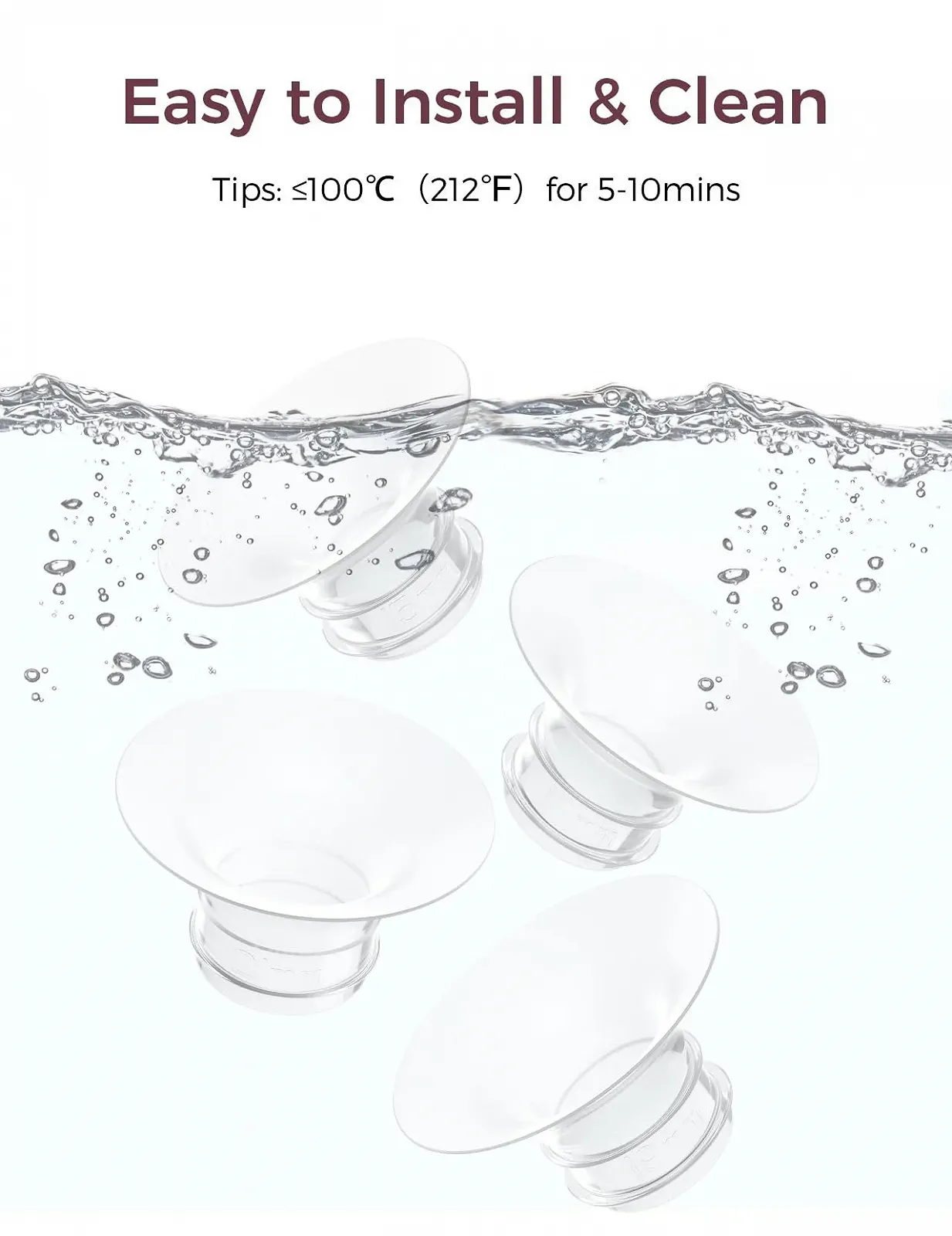 Вставка для фланца Momcozy 15 мм для молокоотсосов M5/M6/M9, фото №7 Вставка для фланца Momcozy 15 мм для молокоотсосов M5/M6/M9, фото №7