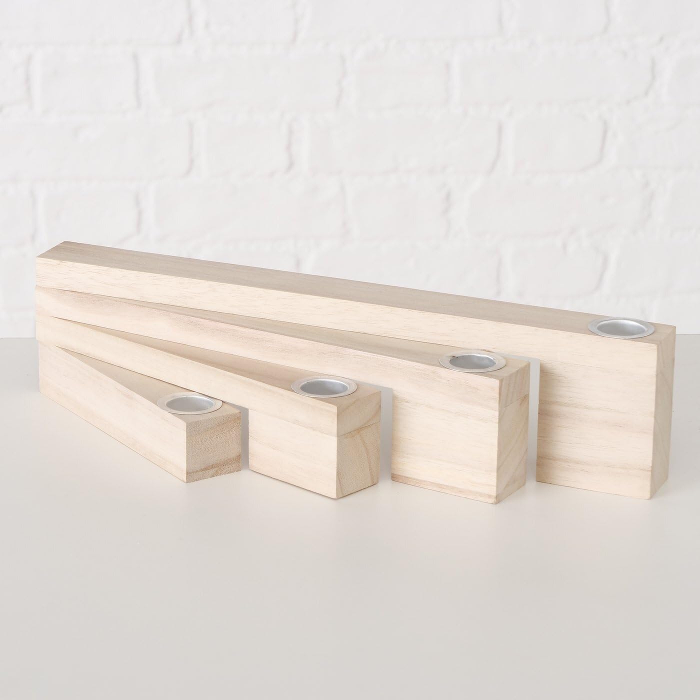 Підсвічник ReWu Ebba Дерев'яний Підсвічник для Вузьких Свічок Регульований Різдвяний Природний 4 Підставки, фото №6 Підсвічник ReWu Ebba Дерев'яний Підсвічник для Вузьких Свічок Регульований Різдвяний Природний 4 Підставки, фото №6