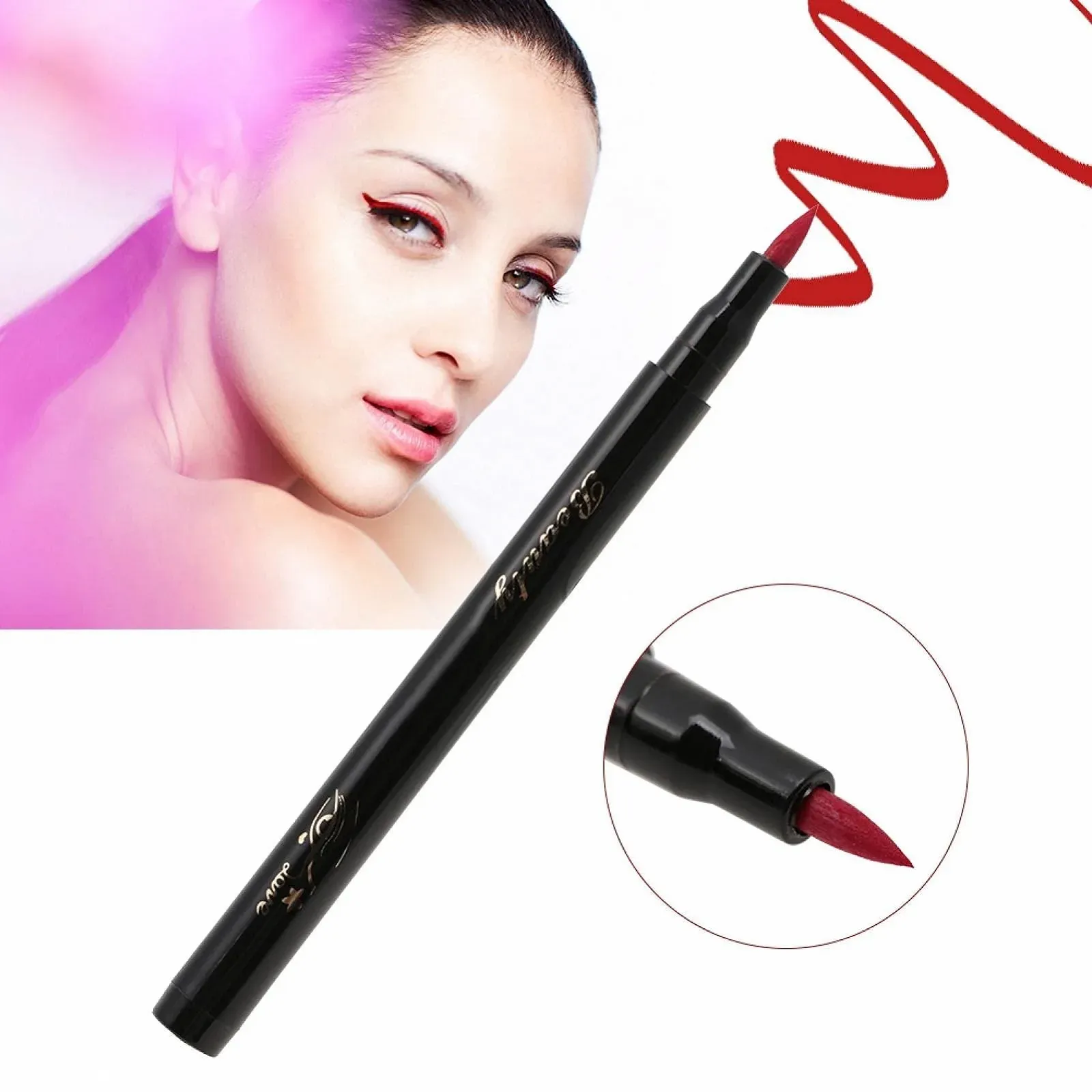 Підводка для очей рідка Червоний 06#, фото №4