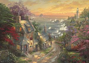 Пазлы Schmidt Spiele Thomas Kinkade 59482 Village on the Lighthouse 3000 элементов - Фото 1