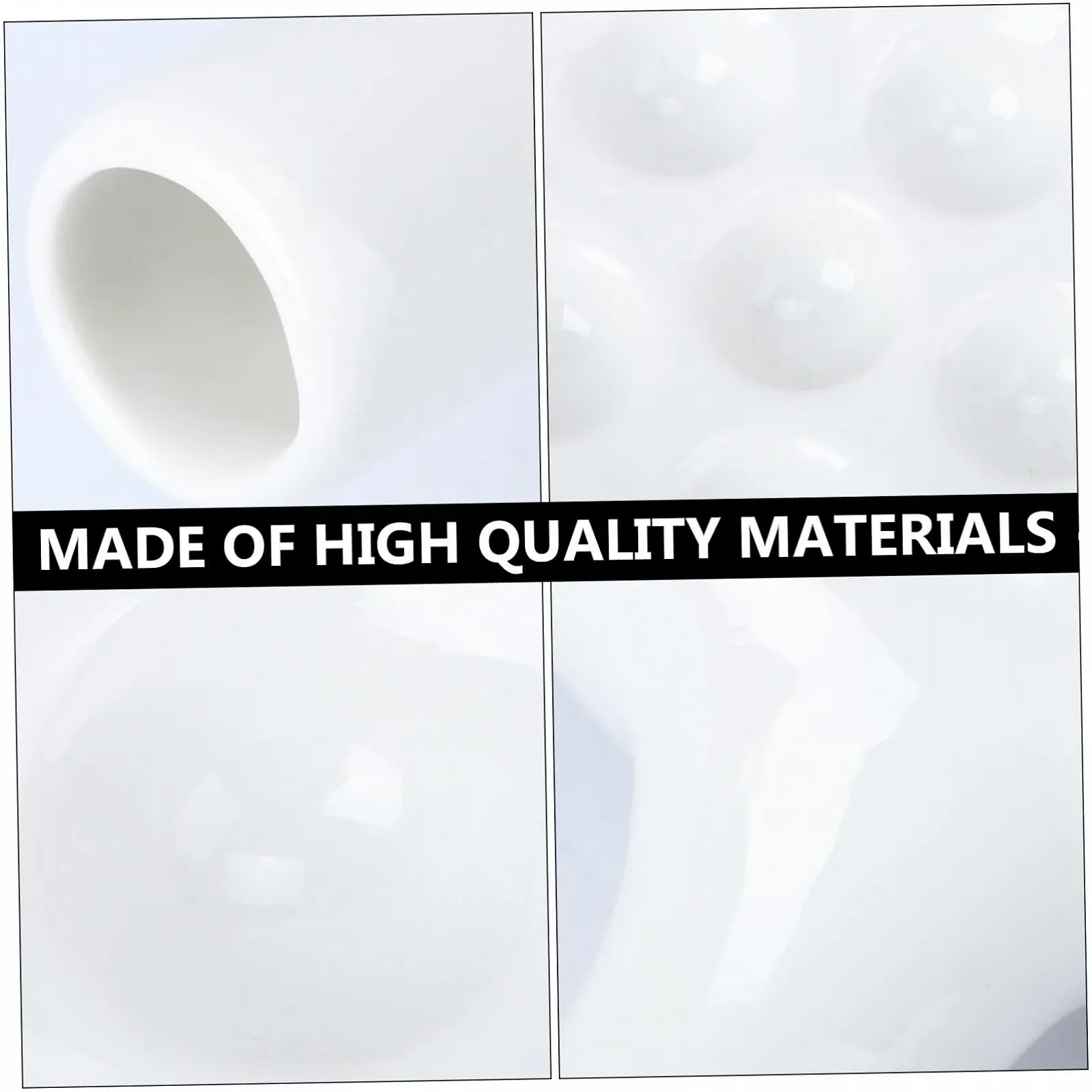 Форма для выпекания улиток TOYANDONA керамическая жаростойкая с ручками белая, фото №4