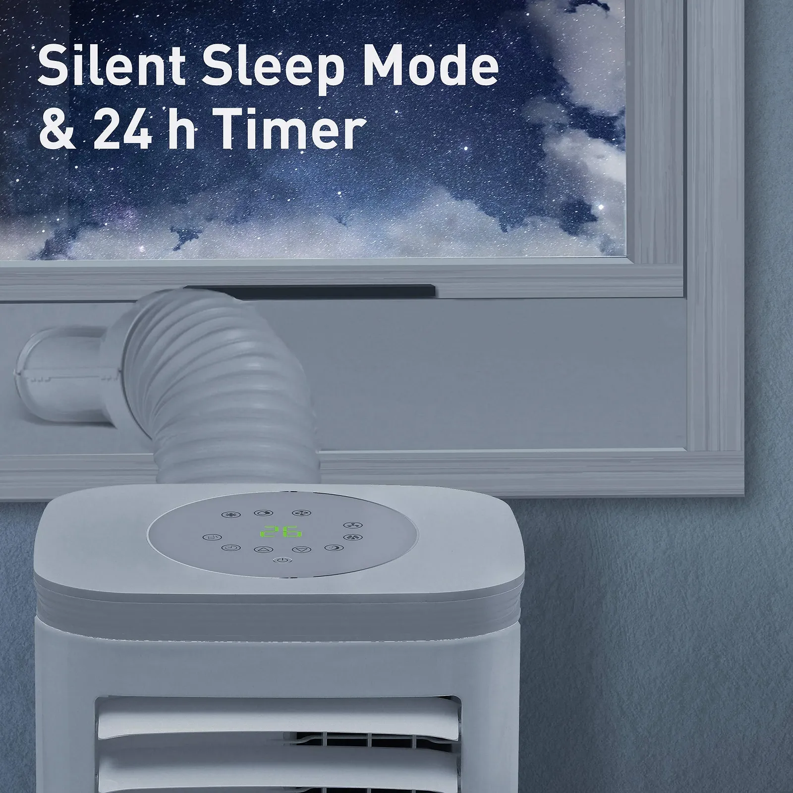 Мобильный кондиционер Suntec Freeze 9,000 Eco R290 9,000 BTU/h Белый, фото №4