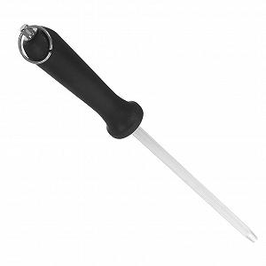 Мусат для кухонных ножей профессиональный стальной ручной - Фото 1