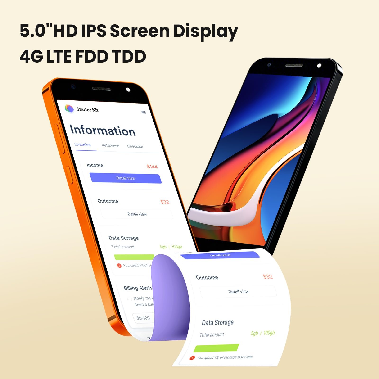 Смартфон 4G LTE 4GB RAM 64GB ROM 256GB TF Dual SIM 8-Core 6.0" Dark, фото №7