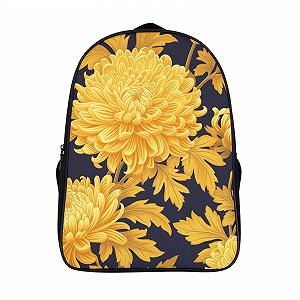 Ранець Chrysanthemum RSIUUODNF для дівчаток-підлітків, шкільний рюкзак, початкова школа, дитячий шкільний портфель, повсякденні рюкзаки, шкільна сумка 40x28x16 см - Фото 1