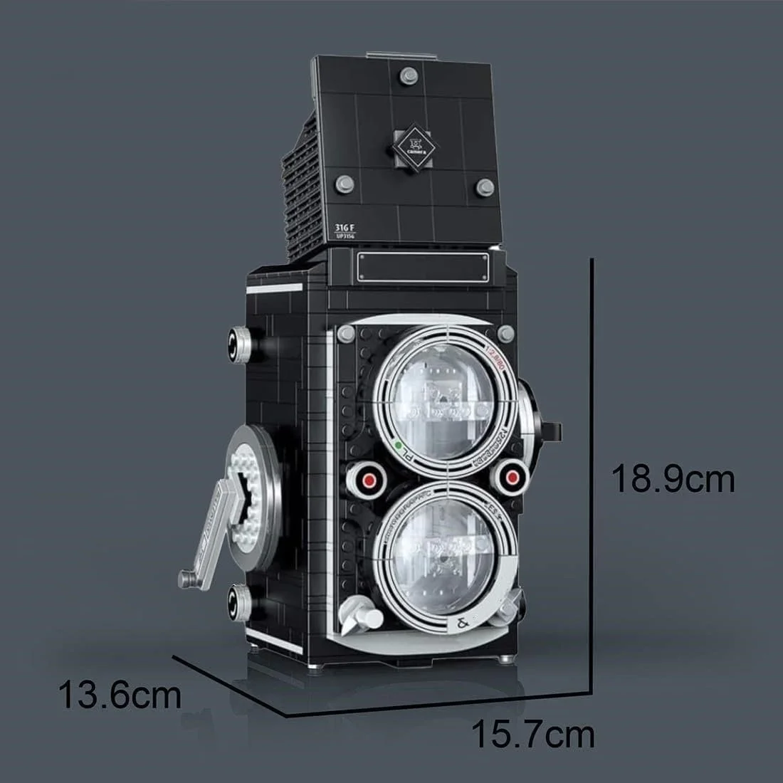 Конструктор Цифровой Фотоаппарат Retro, 622 детали, фото №2 Конструктор Цифровой Фотоаппарат Retro, 622 детали, фото №2