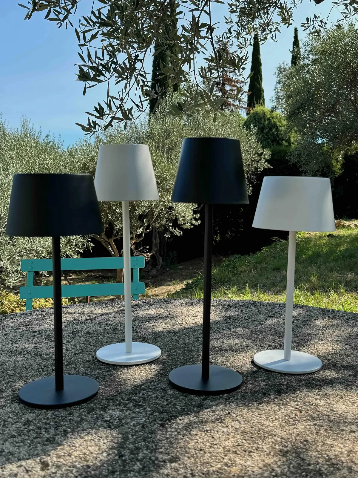 Настільна лампа greenandco Battery Table Lamp акумуляторна бездротова димована сенсорна 3000-5000 К CRI 90 3600 мАг для зовнішнього використання Біла, фото №3