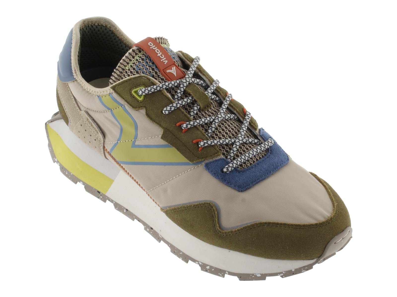 Кросівки Victoria 1985 Low-Top Wing Нейлон і Спліт Шкіряні Деталі та Зубчаста Підошва 8803113, фото №5 Кросівки Victoria 1985 Low-Top Wing Нейлон і Спліт Шкіряні Деталі та Зубчаста Підошва 8803113, фото №5