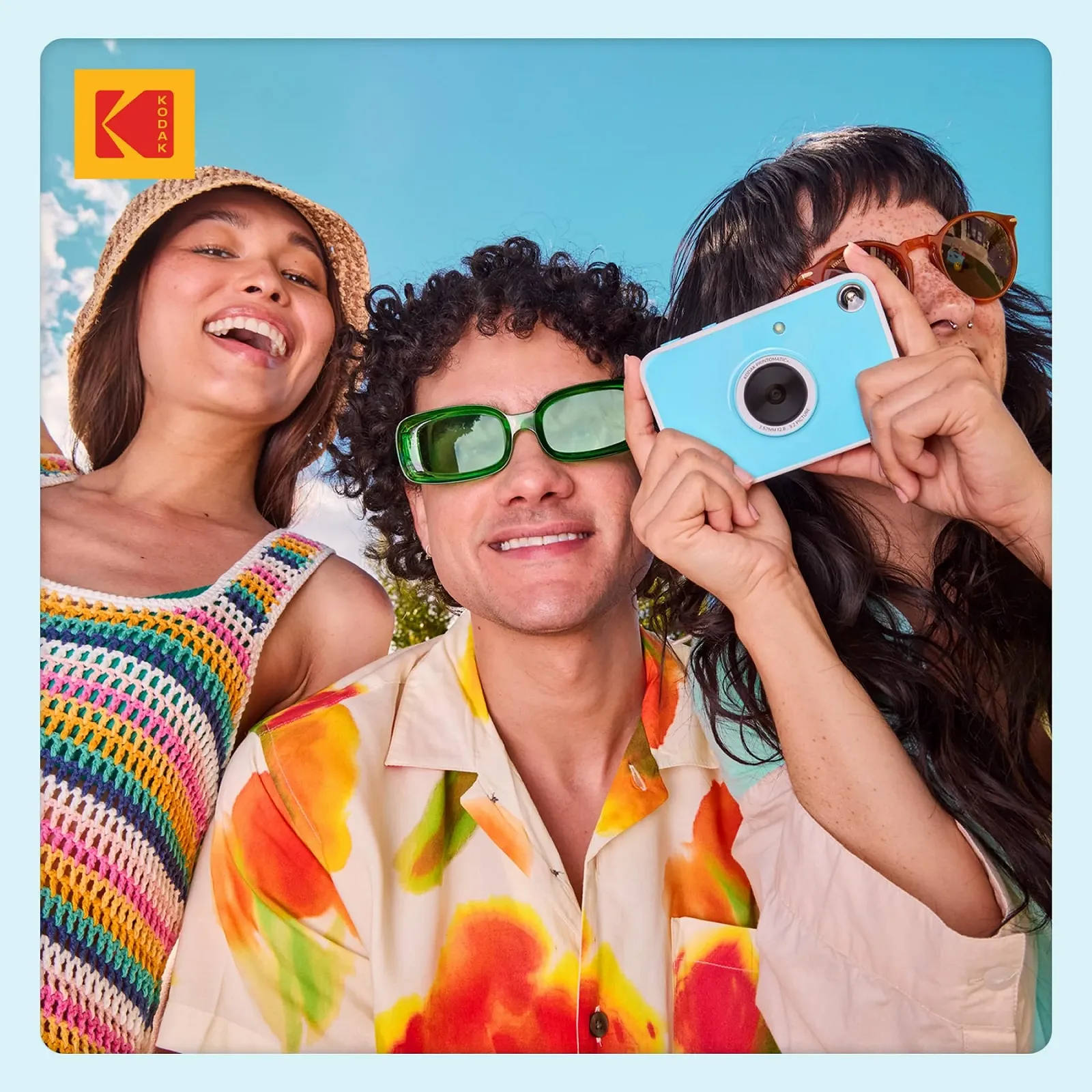 Фотоаппарат мгновенной печати Kodak Printomatic+ 10MP RGB LED 2x3 (5.1x7.5см) Blue, фото №6