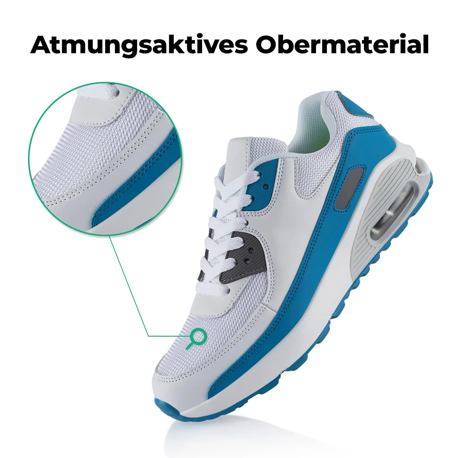 Кросівки Fusskleidung Унісекс, амортизовані спортивні, легкі бігові, фото №3 Кросівки Fusskleidung Унісекс, амортизовані спортивні, легкі бігові, фото №3