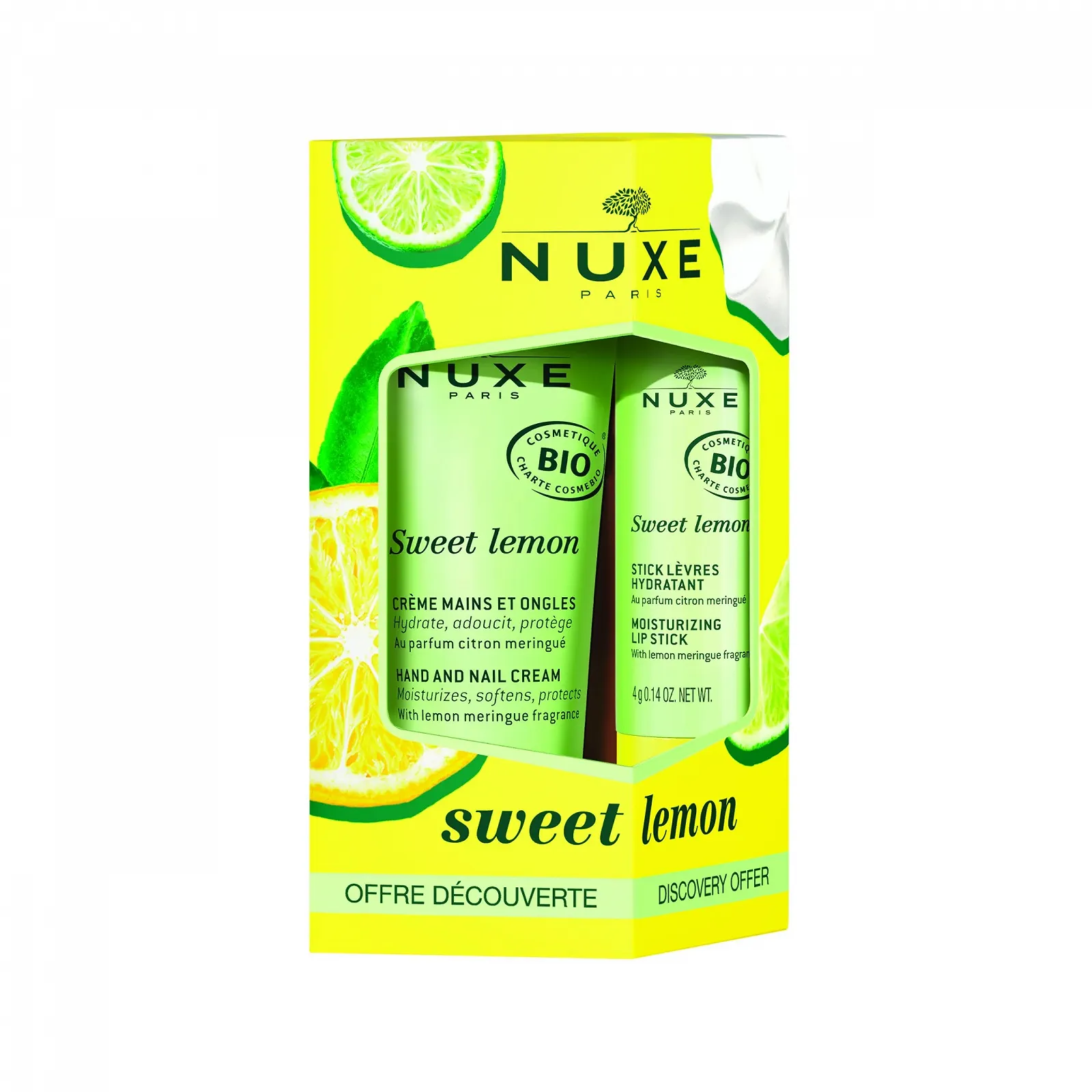 Набір Крем для рук Nuxe Sweet Lemon та бальзам для губ, фото №1 Набір Крем для рук Nuxe Sweet Lemon та бальзам для губ, фото №1