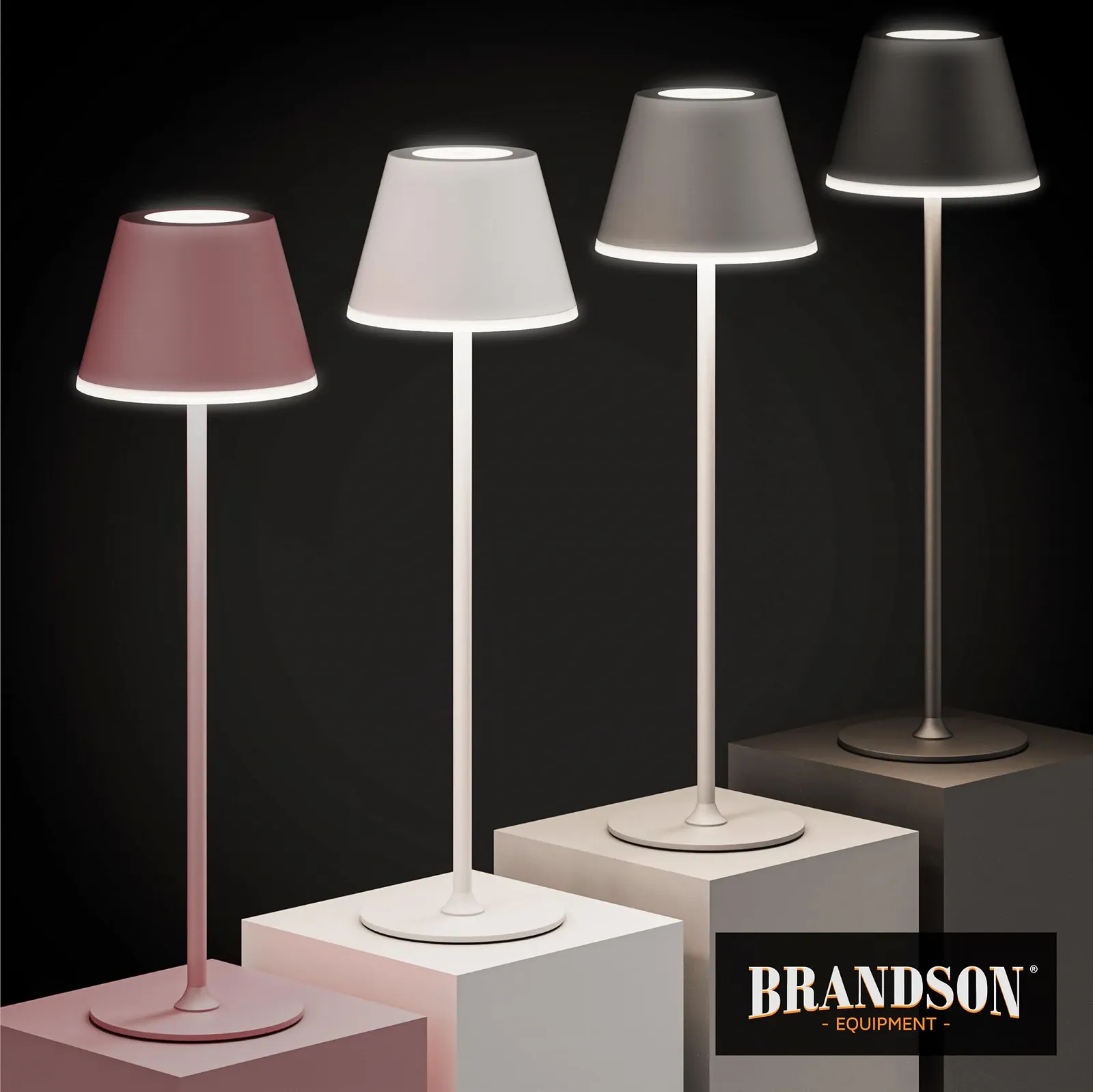 Настільна лампа Brandson LED Акумуляторна Touch Dimmable Метал IP54, фото №6