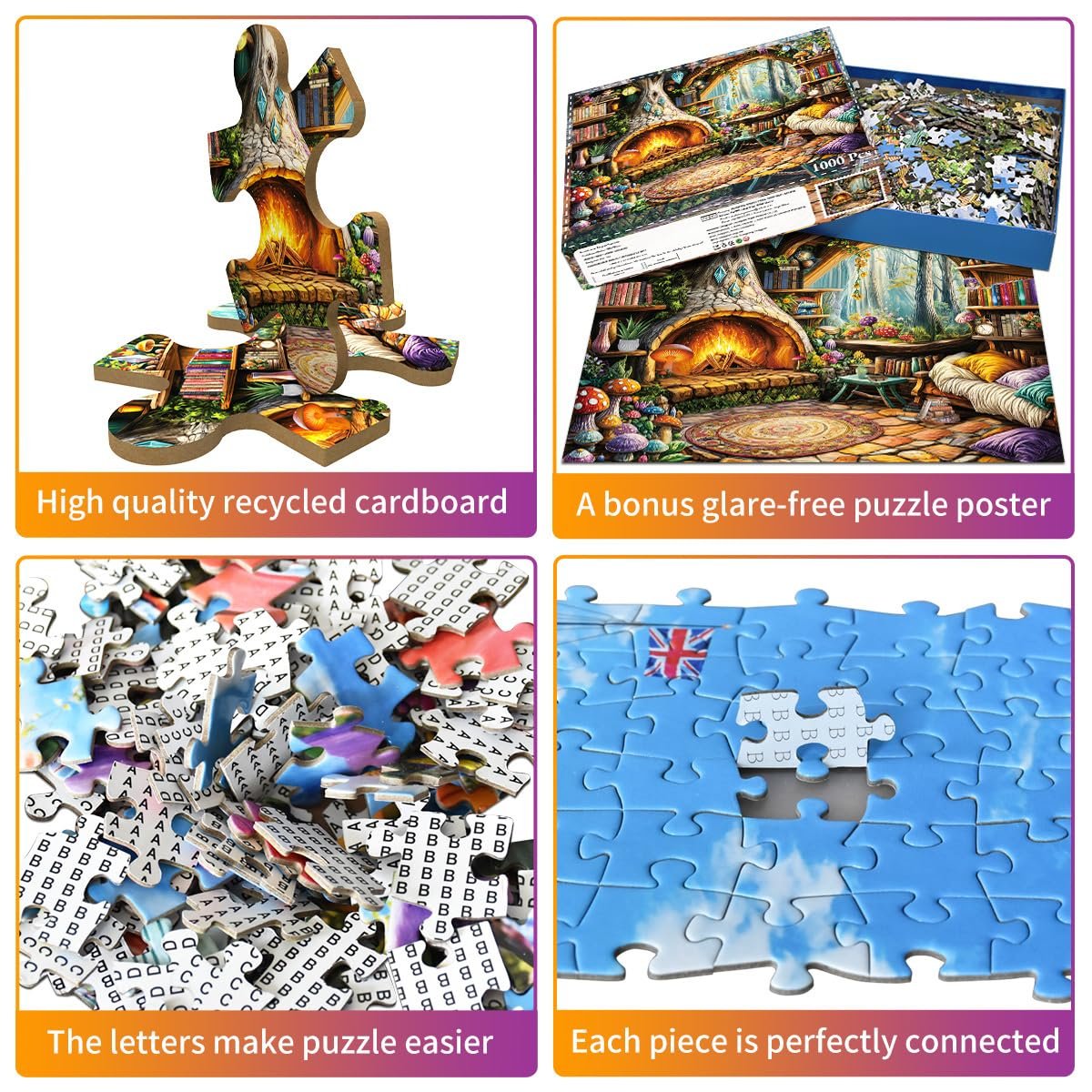 Пазл Fantasy Fairy Tale Tree House 1000 деталей 70 х 50 см, фото №1