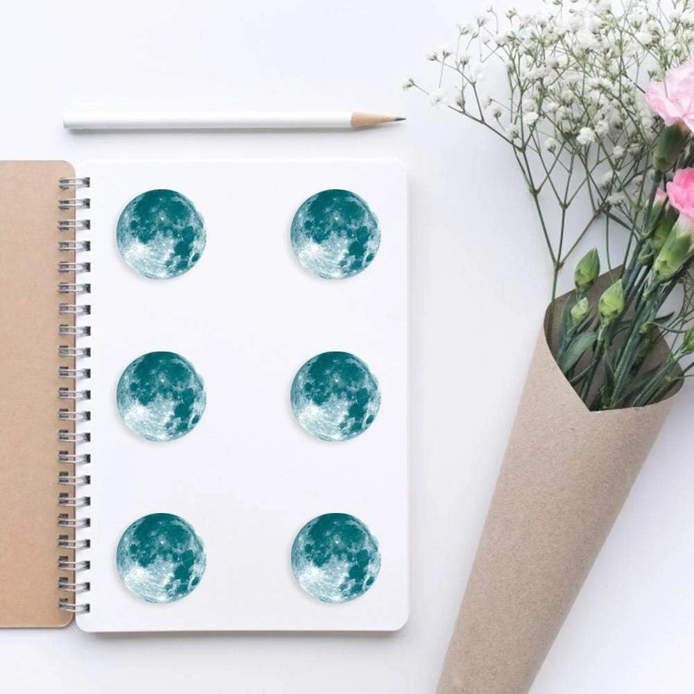 Наклейка на стіну Світний місяць 5 см, фото №5 Наклейка на стіну Світний місяць 5 см, фото №5