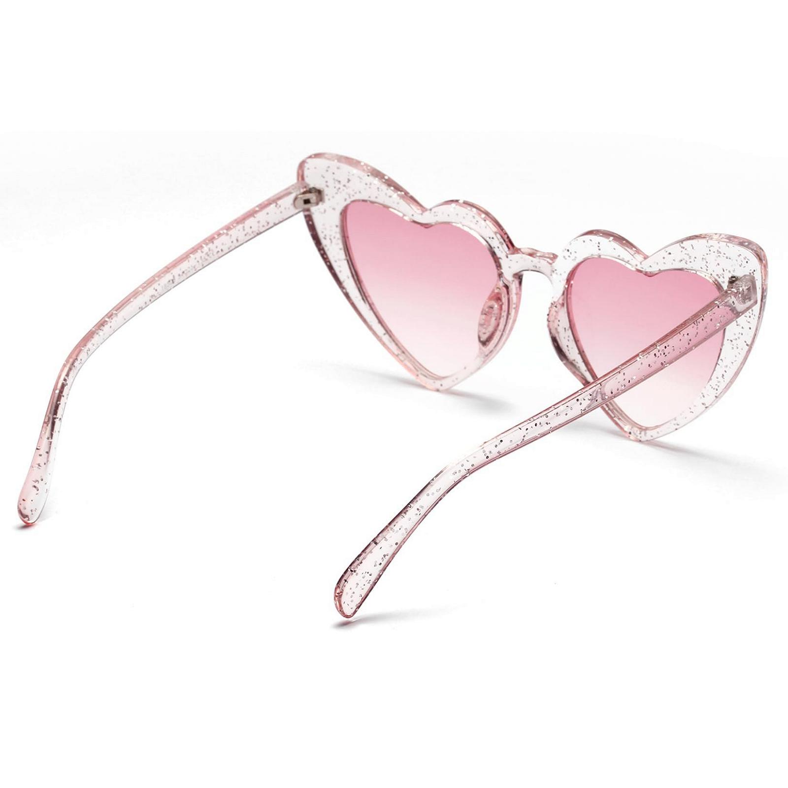 Сонцезахисні окуляри Серце JCTAIFOO Вінтаж Cat Eye Ретро Стиль Мод Хіпі для вечірки, фото №5