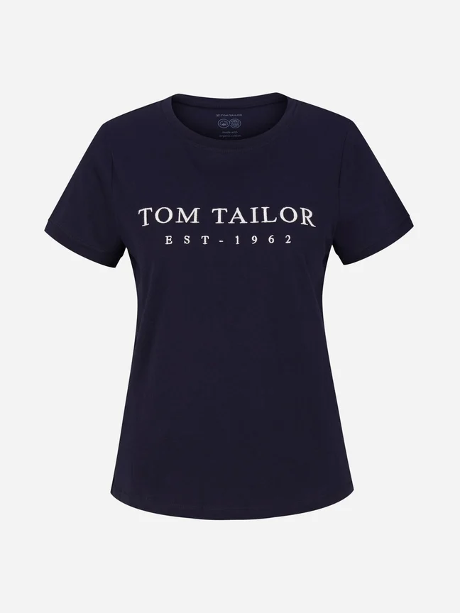 Футболка 1032702-30025 Tom Tailor Темно-синій S, фото №4