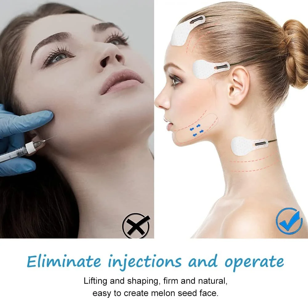 Набір стрічок для підтяжки обличчя 80 шт., наліпки для підтяжки обличчя, фото №5