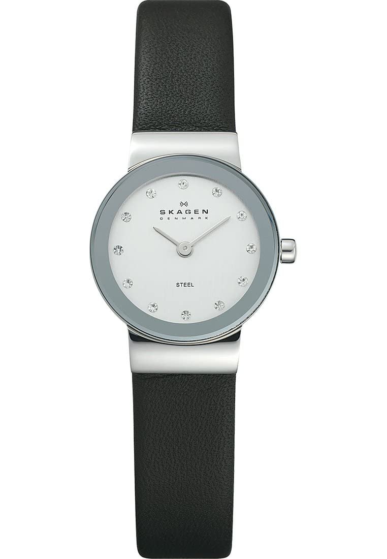 SKAGEN Freja Жіночий годинник, кварцовий механізм, з ремінцем з нержавіючої сталі або шкіри, фото №1