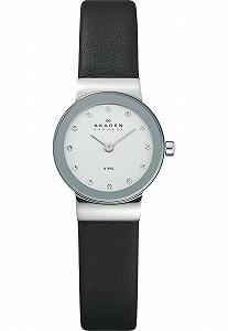 SKAGEN Freja Жіночий годинник, кварцовий механізм, з ремінцем з нержавіючої сталі або шкіри - Фото 1