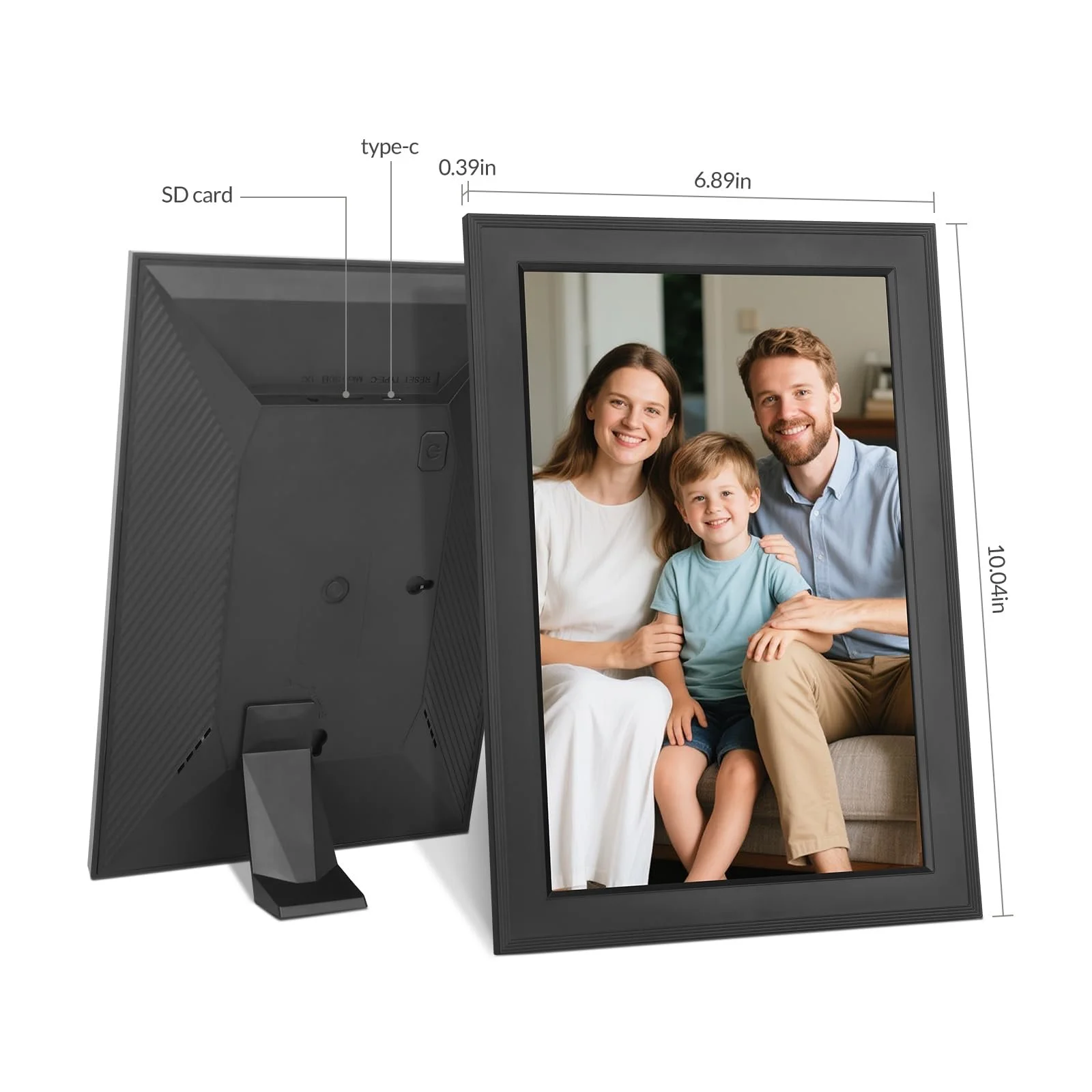 Цифровая фоторамка Bestrip FRAMEO 10.1 дюйма WiFi 32 GB 1280 x 800 IPS LCD Сенсорный экран, фото №6